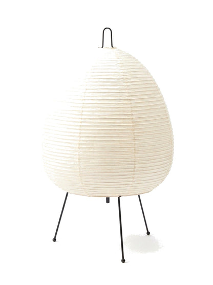 Tsuki Washi Rice Paper Table Lamp, Noguchi-Style Akari Bedside Light