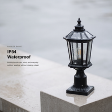 Akira solar post light - IP54 waterproof