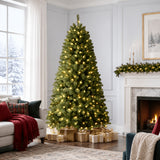 Pre-Lit Christmas Tree, 5 ft, Warm White, 13 Light Modes