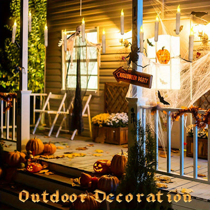 Halloween Flameless LED Floating Candles with Remote - Indoor Home Decor