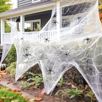 Halloween stretch cobweb decoration, main product view