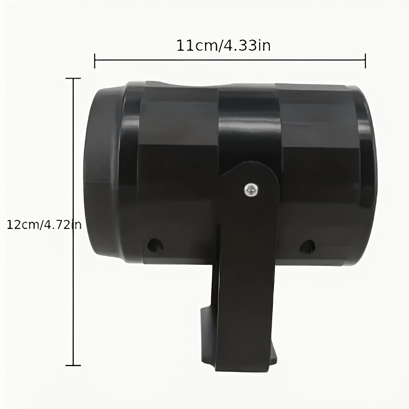 USB powered projection light standing on a tabletop