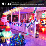 Outdoor Christmas Lights, 295 ft 900 LED String Lights, 8 Modes, Waterproof, Multicolor