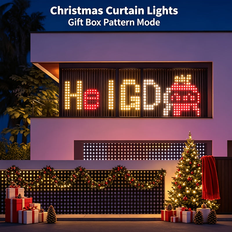 USB powered curtain lights for a bedroom window
