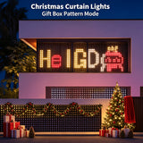 USB powered curtain lights for a bedroom window