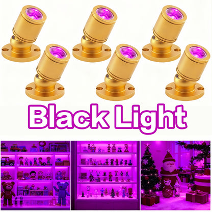 USB UV Black Light Mini Spotlights - Halloween Glow Party