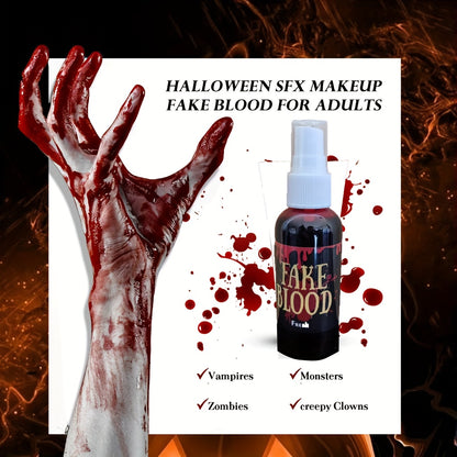 Halloween Fake Blood Spray, Simulated Blood Prank Prop, 1/3-Pack