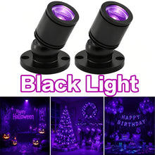 USB UV Black Light Mini Spotlights - Halloween Glow Party