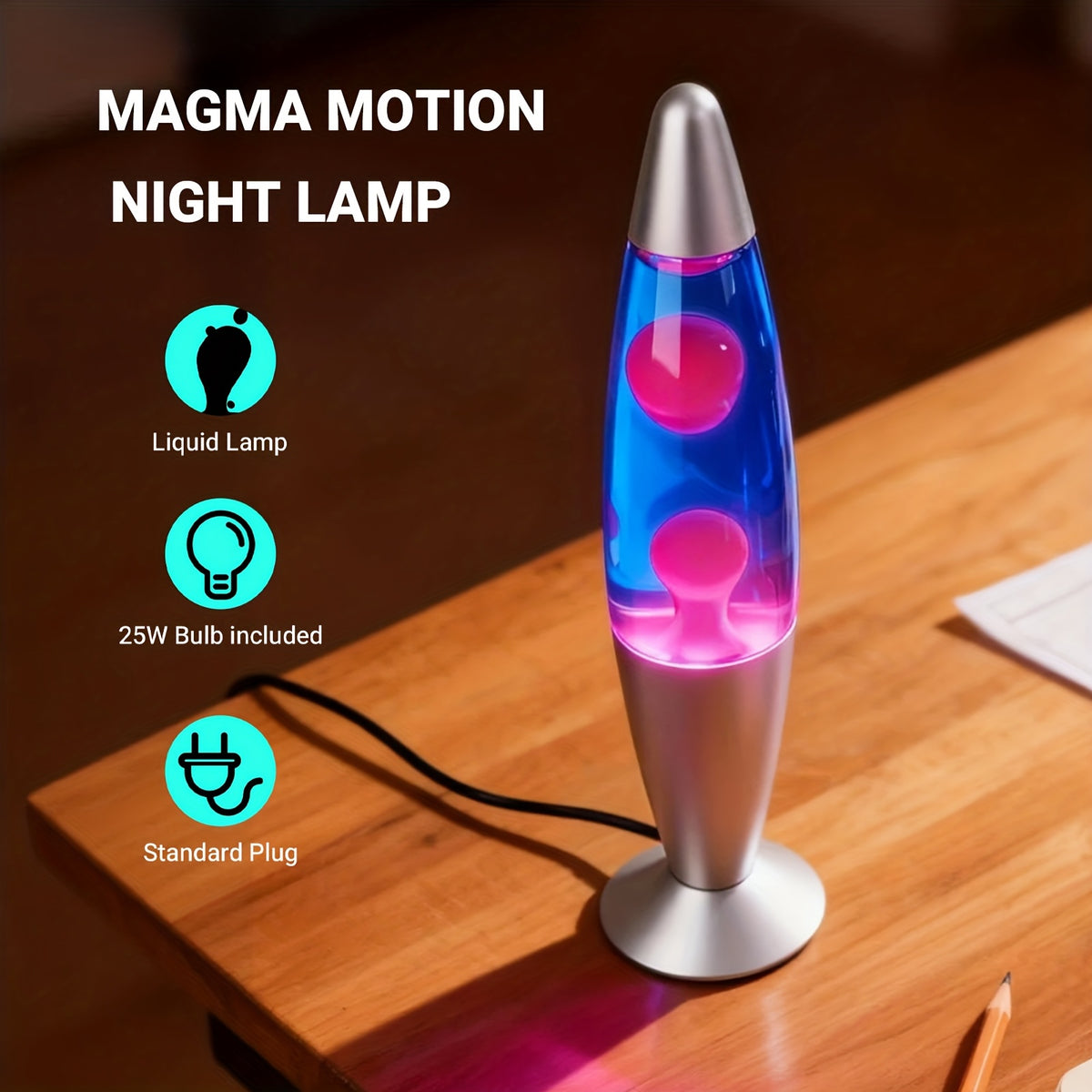 Shell Lava Lamp - Retro Ambient Mood Lighting