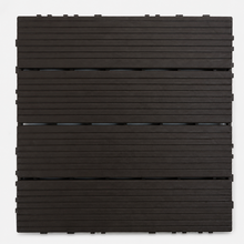 Interlocking PVC Deck Tiles, No-Tool Click System, Balcony, Patio & Garden