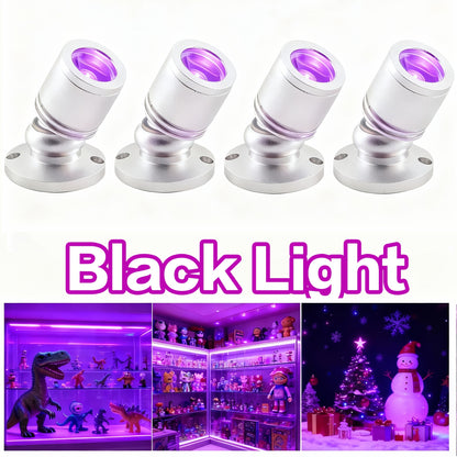 USB UV Black Light Mini Spotlights - Halloween Glow Party