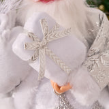 Santa figurine shown in the country style finish