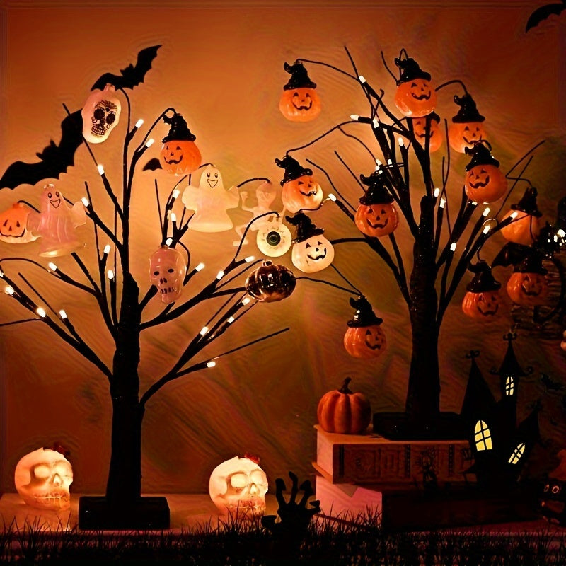 Halloween Desktop Tree Light - LED Tabletop Décor Set