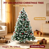 Full artificial Christmas tree ready for lights and ornaments