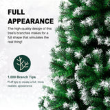 Full artificial Christmas tree for a living room