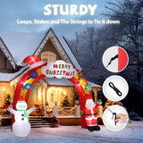 Outdoor Christmas archway inflatable for the lawn