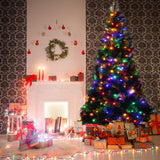 String of Christmas Lights, 181 ft 500 LED, 8 Modes, Green Wire, Indoor & Outdoor Use