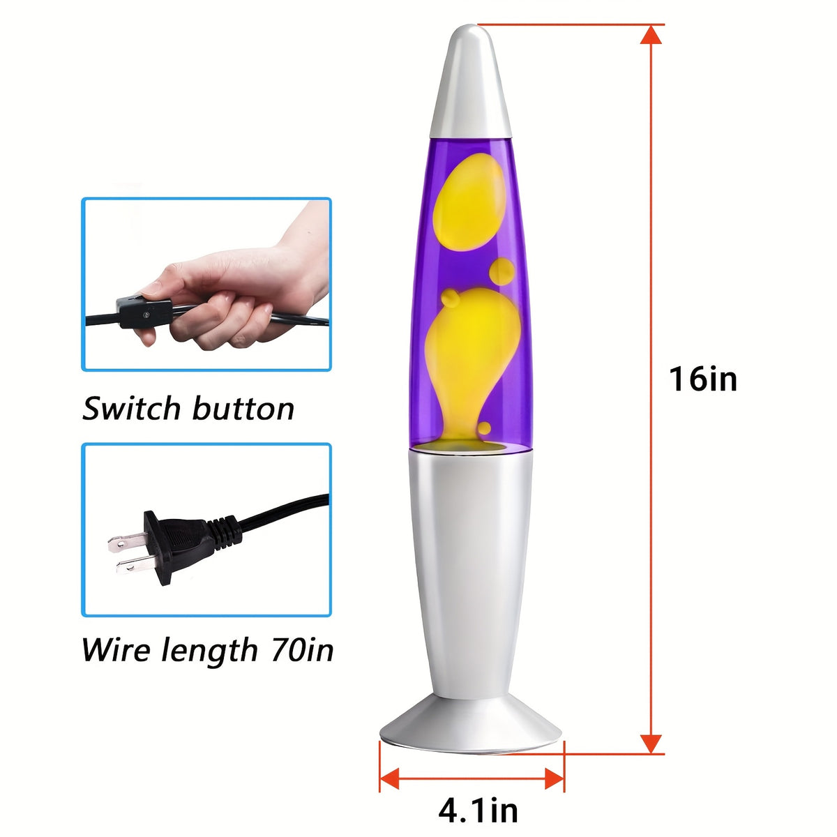 Shell Lava Lamp - Retro Ambient Mood Lighting
