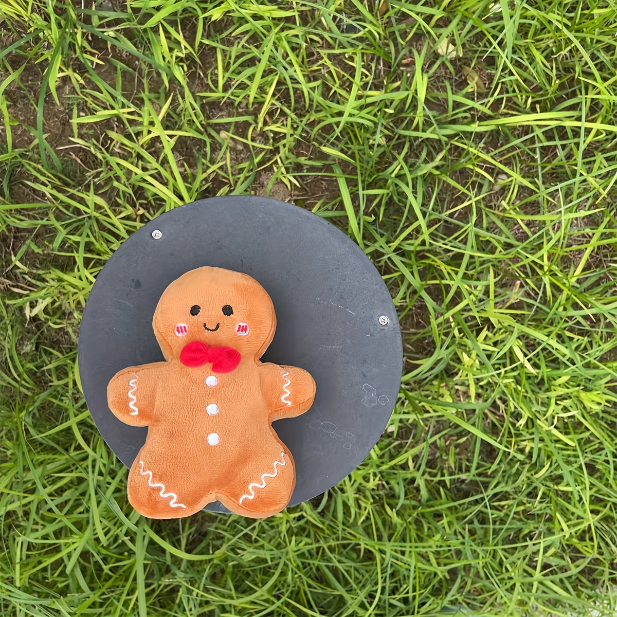 Gingerbread Christmas decor plush doll
