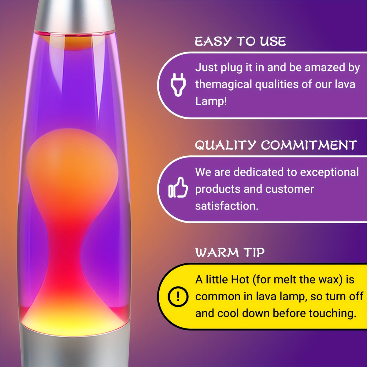 Shell Lava Lamp - Retro Ambient Mood Lighting
