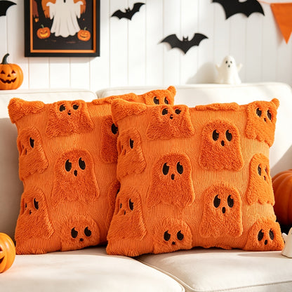 Ghost Pillow Covers Set - Halloween Throw Pillow Décor