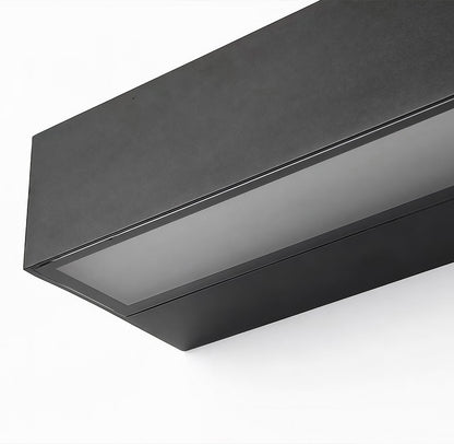 Merke Modern Porch Light with House Number Display, IP65 Waterproof