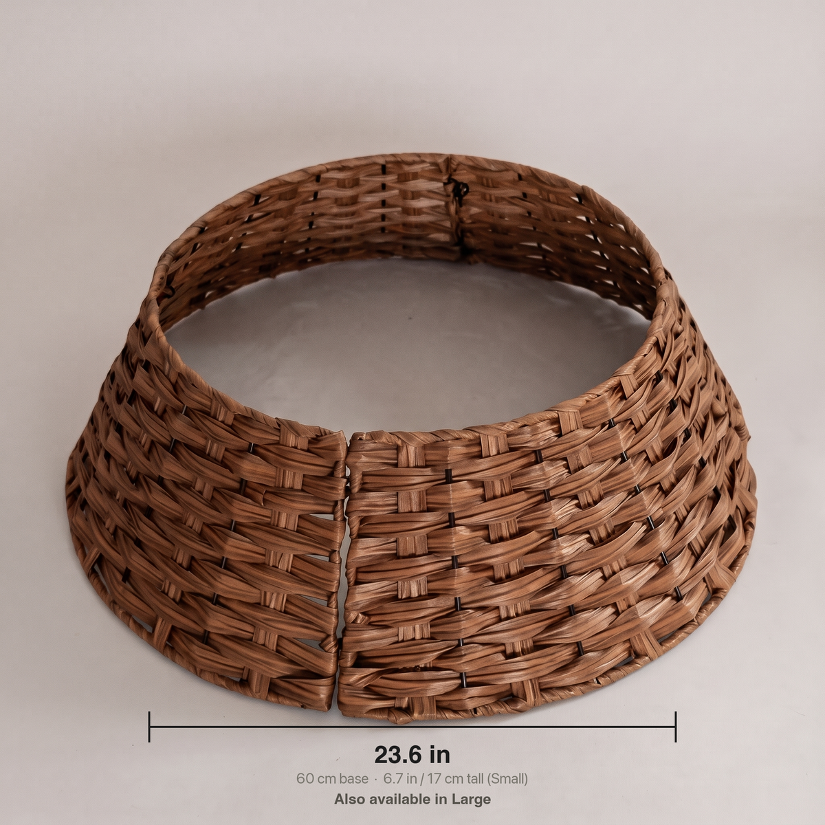 Size brown: 23.6 in / 60 cm base, small