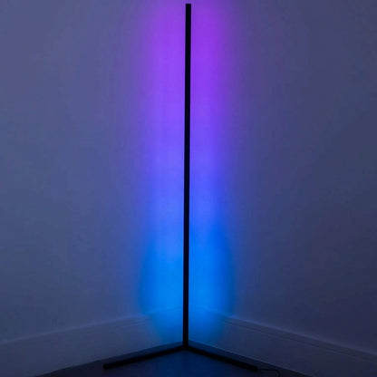 Corner Floor Lamp - RGB blue/purple