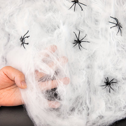 Fluorescent version of the stretch cobweb