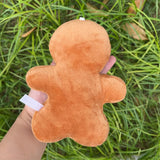Soft polyester gingerbread man doll
