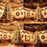 Climbing Santa Ladder Christmas Lights, 8 Modes, USB Powered, 78.7 or 118.1 in