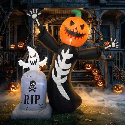 US plug and blower for pumpkin skull tombstone inflatable