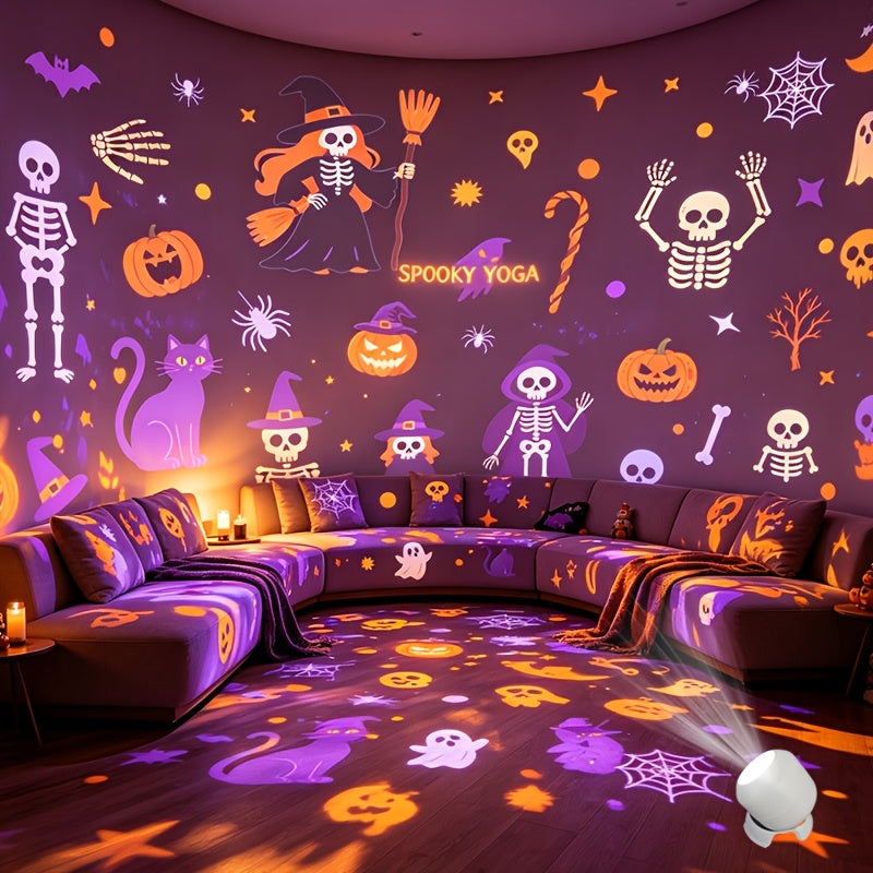Halloween Tabletop Projection Lamp - Indoor Home Decoration Light