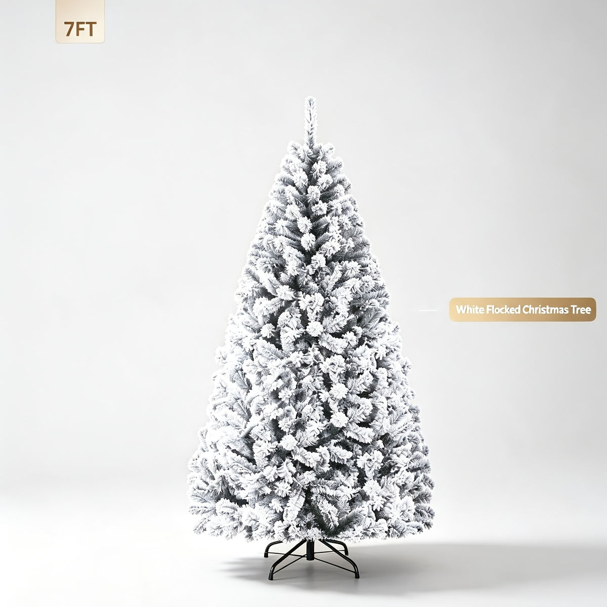 Classic pine artificial Christmas tree for home or office decor