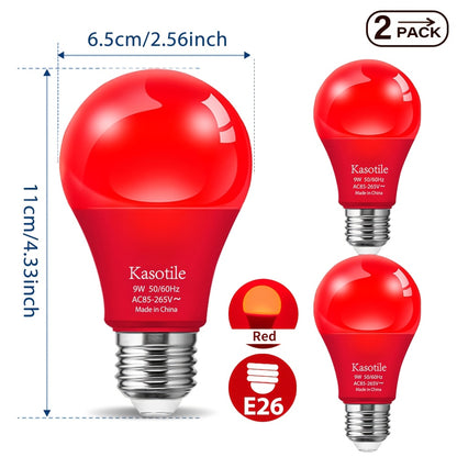 A19 LED Color Light Bulb - E26/E27 Holiday Party Lighting