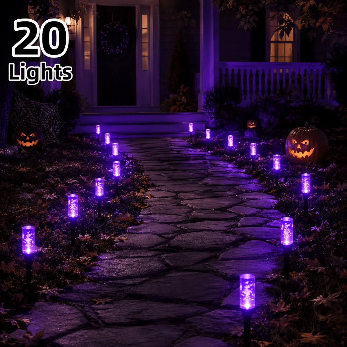 Solar Halloween Garden Lights - Ground Insert Yard Décor