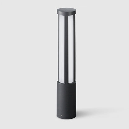 Tårn Modern Cylindrical LED Bollard Light, Outdoor Pathway Light