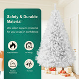 Classic pine artificial Christmas tree ready for lights and ornaments