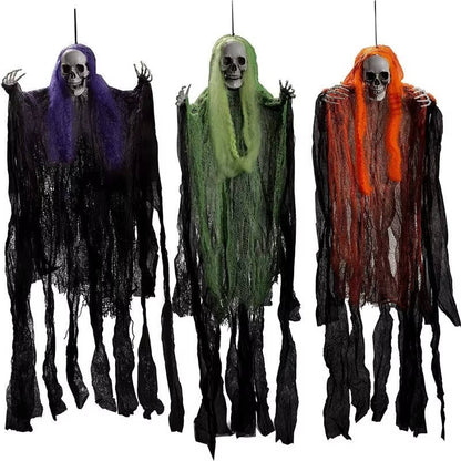 Hanging reaper figures in two sizes, 53 inch and 31.5 inch