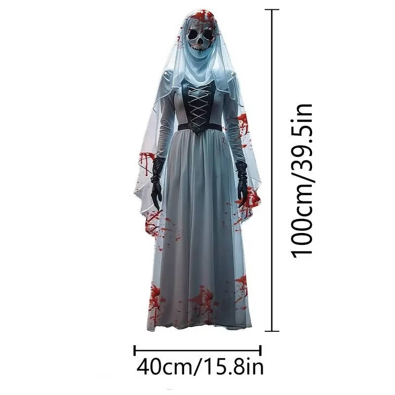 Black horror bride Halloween hanging decoration variant