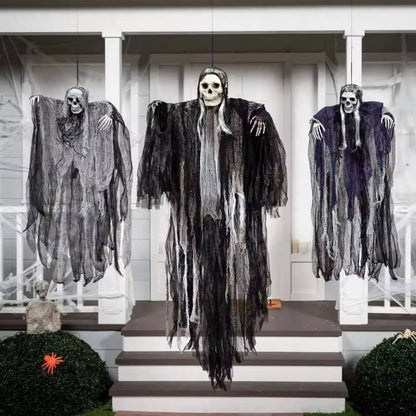 Grim reaper decoration with posable bendable arms