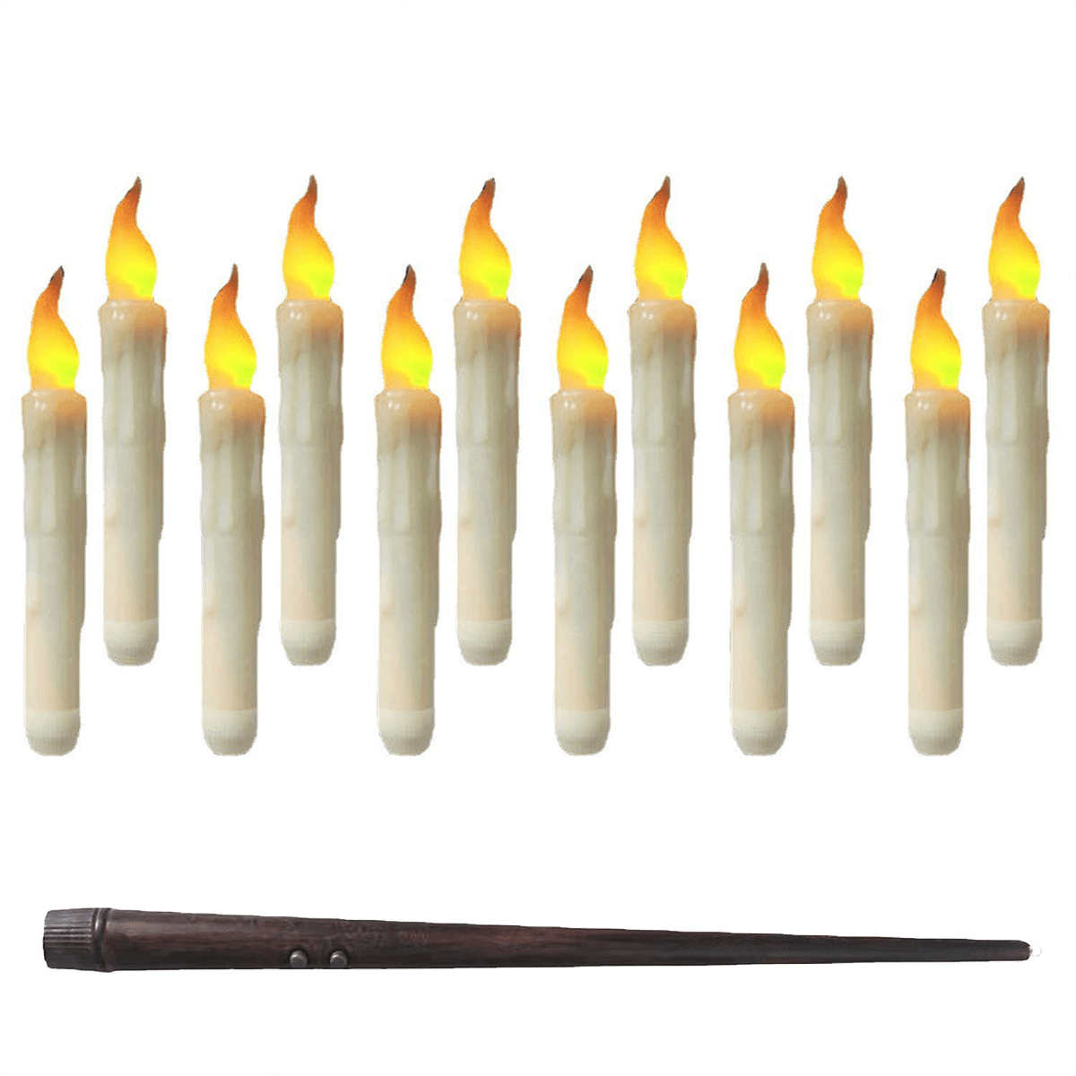 Floating LED Candle Lights - Halloween Ambiance Décor Set