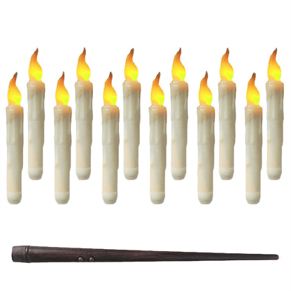 Floating LED Candle Lights - Halloween Ambiance Décor Set