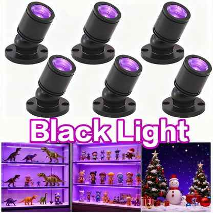 USB UV Black Light Mini Spotlights - Halloween Glow Party