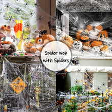 Halloween Spider Web Decoration, 1500 Sq Ft - Outdoor Yard Decor