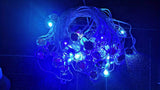 Permanent Christmas lights for eaves, in three lengths