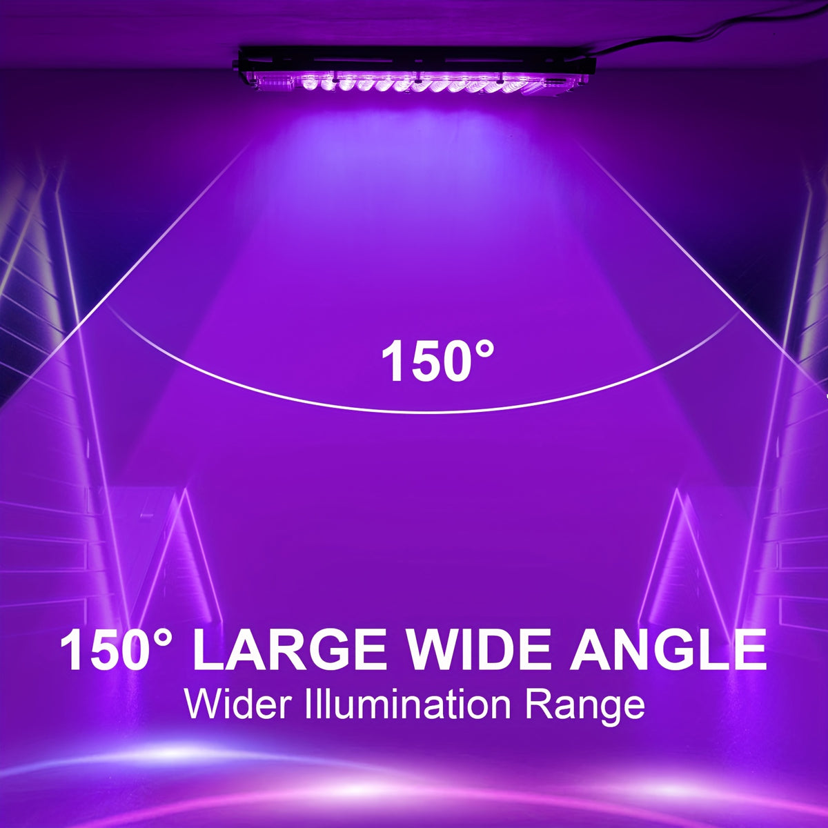 UV Black Light Flood Light - Halloween Glow Party Lighting