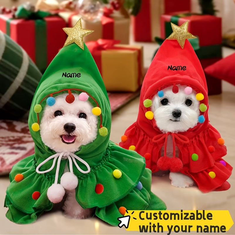 Pet Christmas pullover with custom name