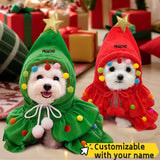 Pet Christmas pullover with custom name