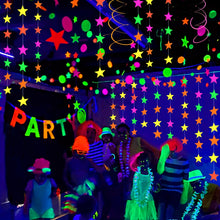 Glow-in-the-Dark Halloween UV Garland Streamers - Indoor Party Decor